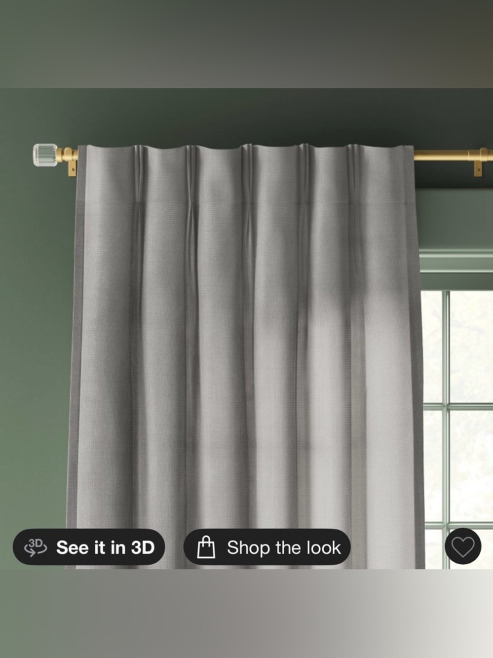 4 panels 34"x63" Light Filtering Pebble Satin Curtain Panels Gray
